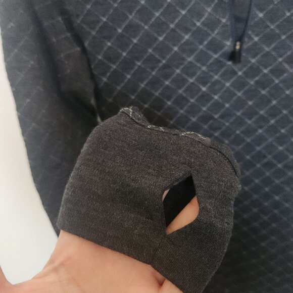 Icebreaker Merino Wool Affinity Thermo Half Zip - Grey - Picture 8 of 16